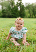 Puff Baby Romper in Shamrock - Ollie Jay