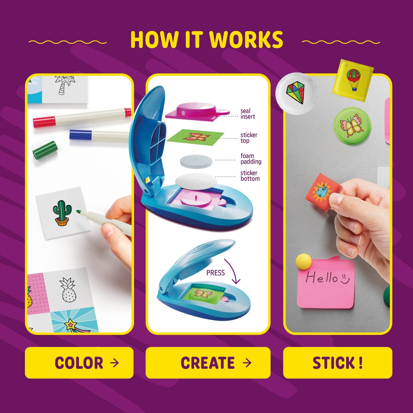 Puffy Sticker Maker Kit - Dan&Darci