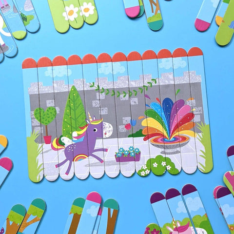 Puzzle Sticks, Unicorns - EDC Publishing