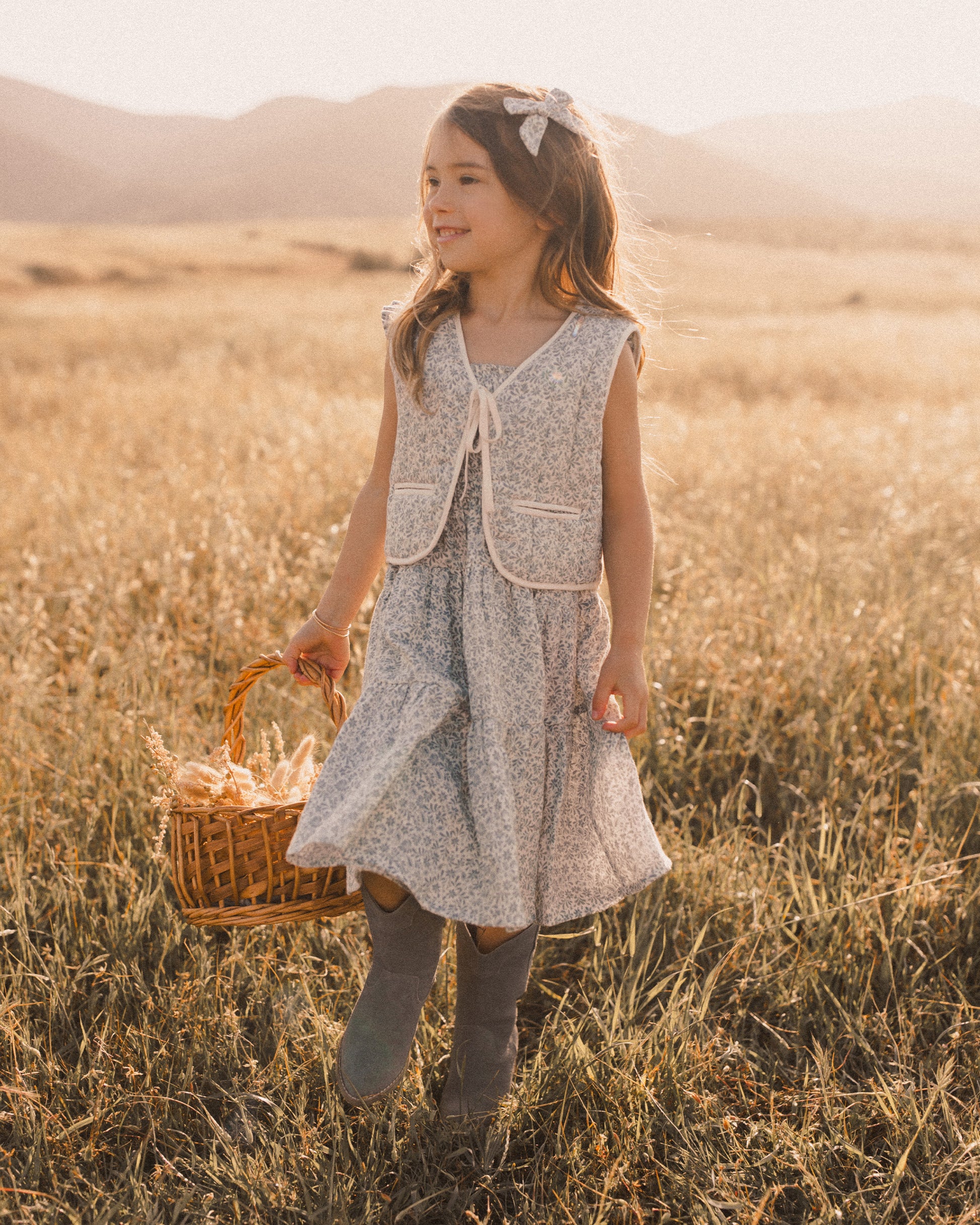 Quilted Vest | Ditsy - Rylee + Cru