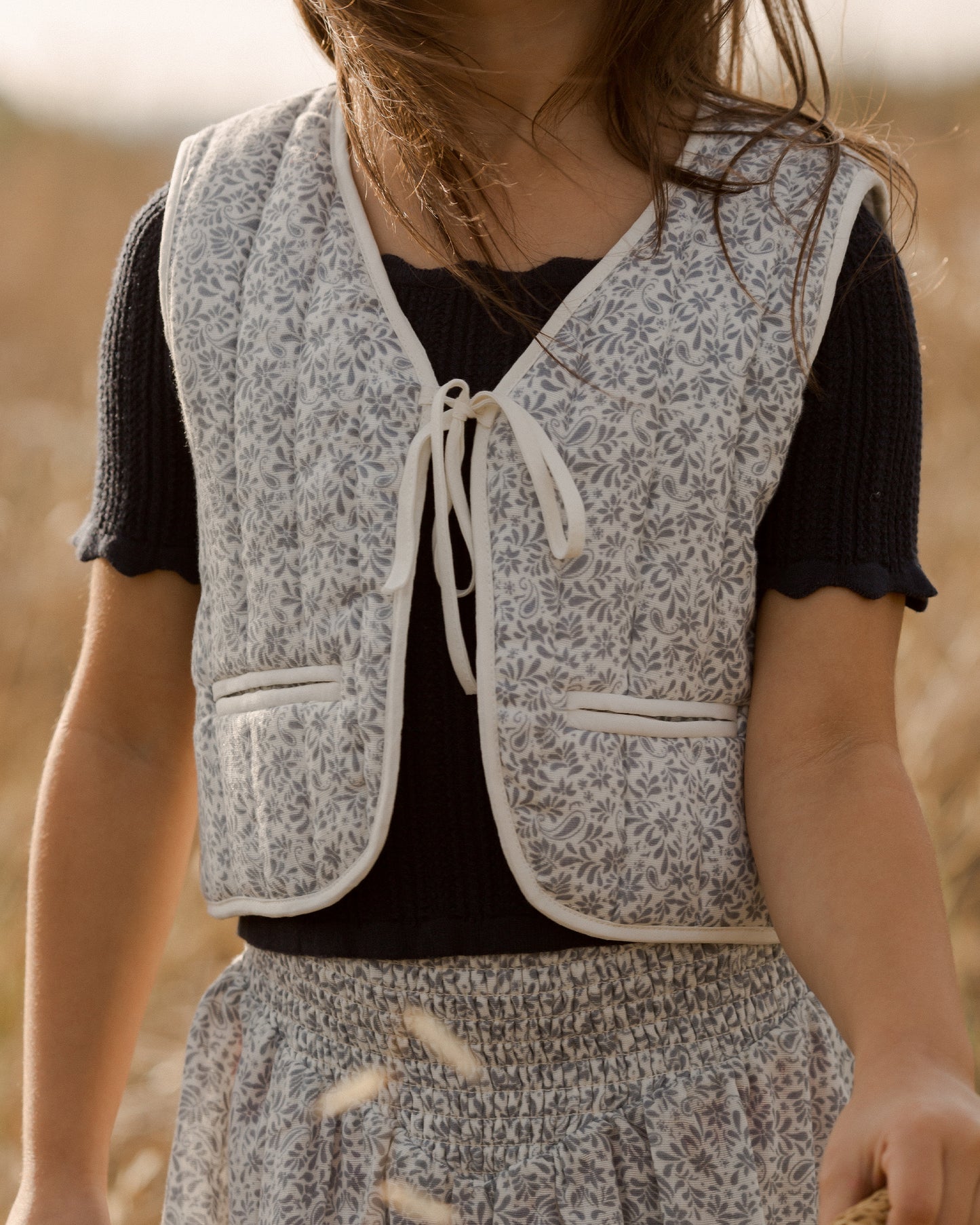 Quilted Vest | Ditsy - Rylee + Cru