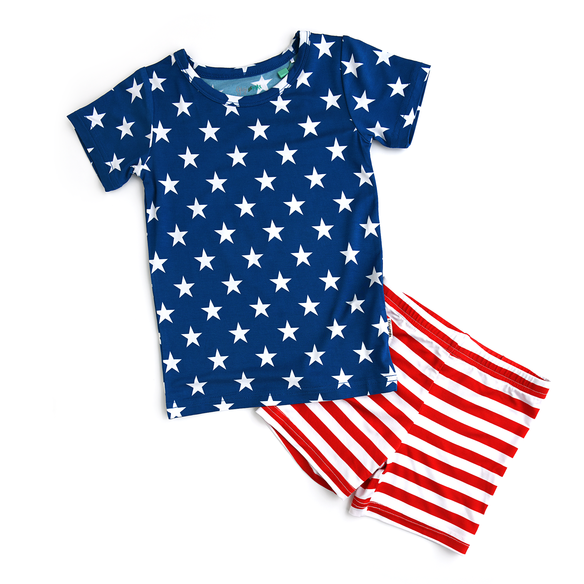 Quincy Kids Bamboo Pajama Short Set - Gigi and Max