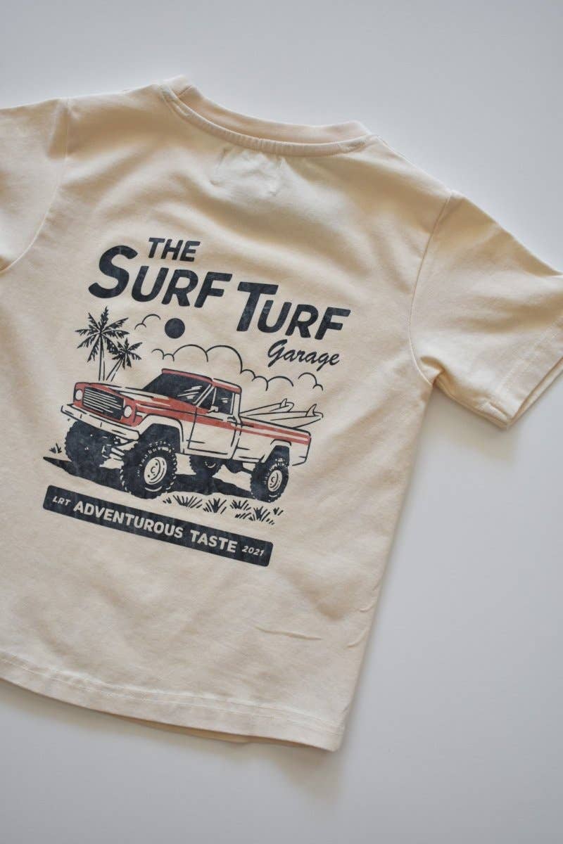 Rad Surf Turf Boys Graphic Tee - Little Rad Things