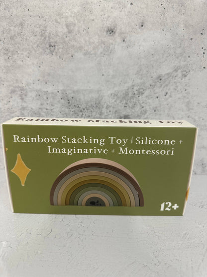 Rainbow Stacker Silicone Toy - Lytl Store