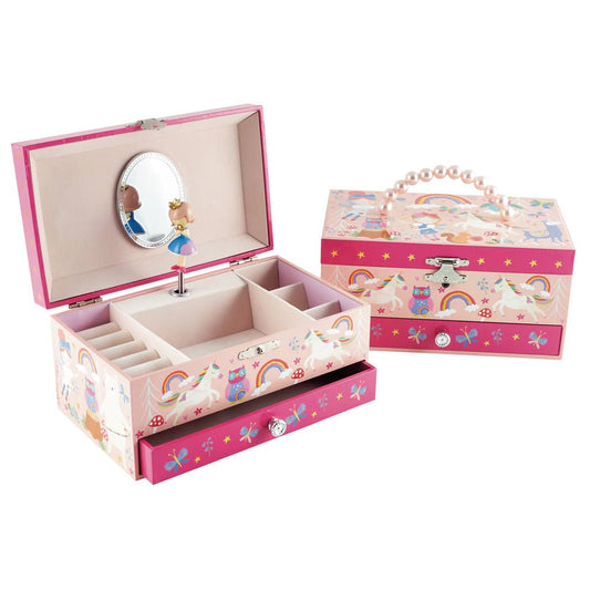 Rainbow Woodland Musical Jewelry Box - Floss and Rock