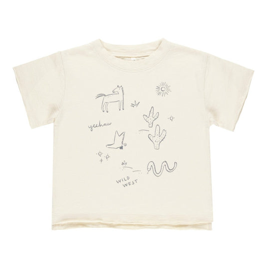 Raw Edge Tee | Wild West - Rylee + Cru