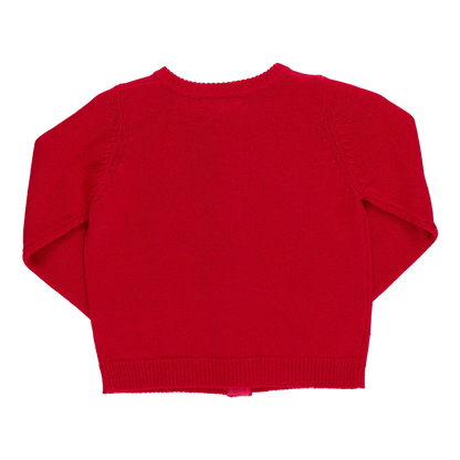 Red Santa Baby Girls Maude Sweater - Pink Chicken