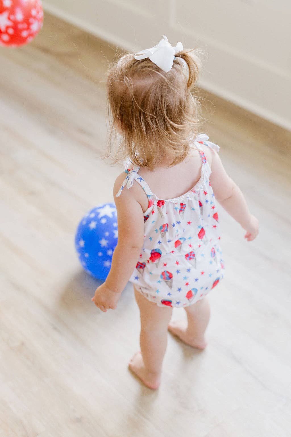 Red, White & Blue Snowcones Bubble - Sweet Bay Clothing