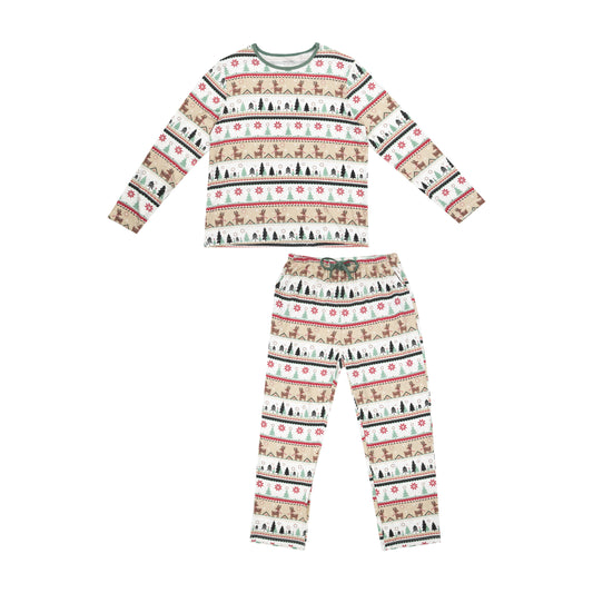 Reindeer Fair Isle Adult Loungewear - Angel Dear