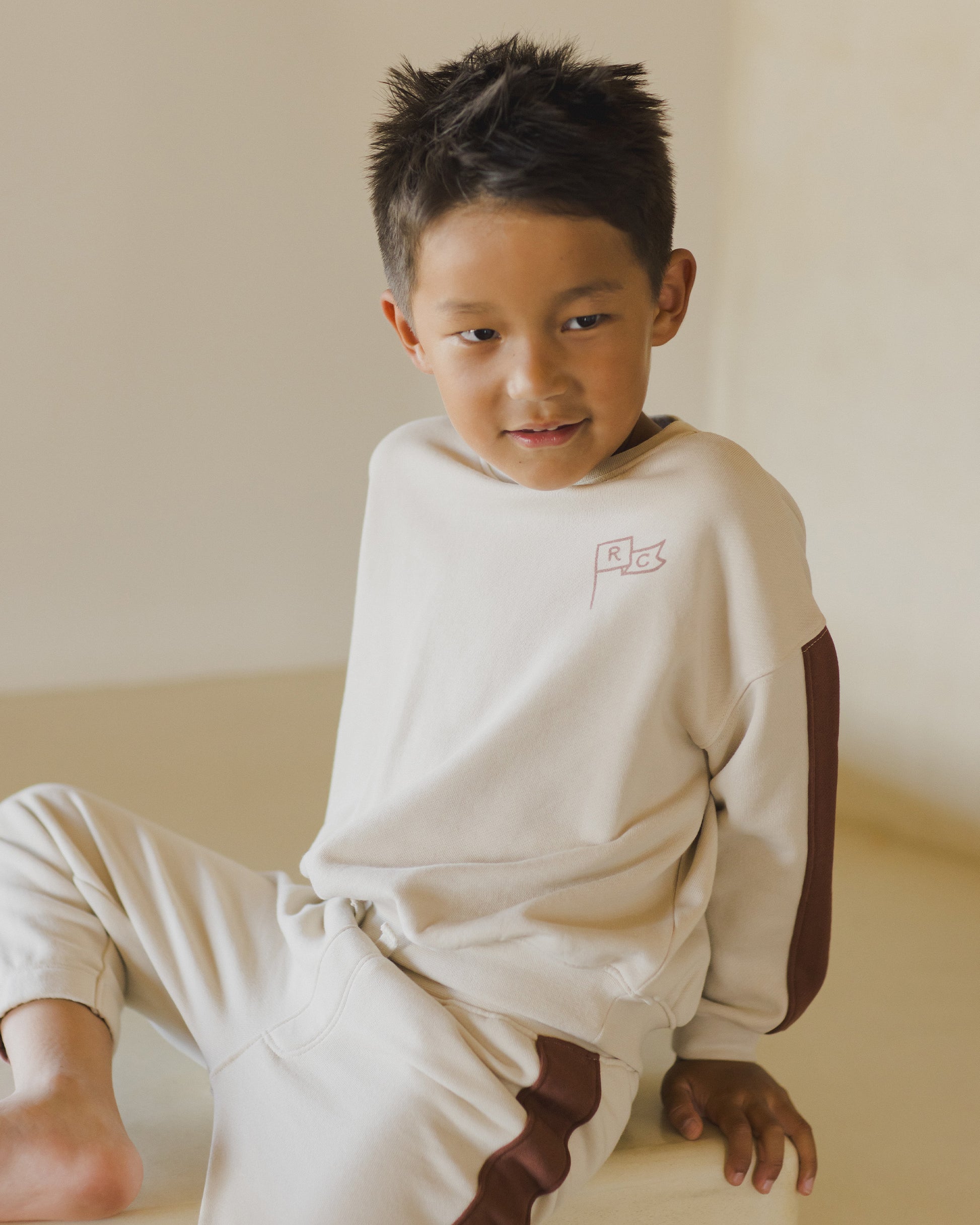 Relaxed Sweatshirt | Stone - Rylee + Cru