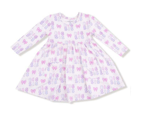 Long Sleeve Twirly Dress - Big Sis