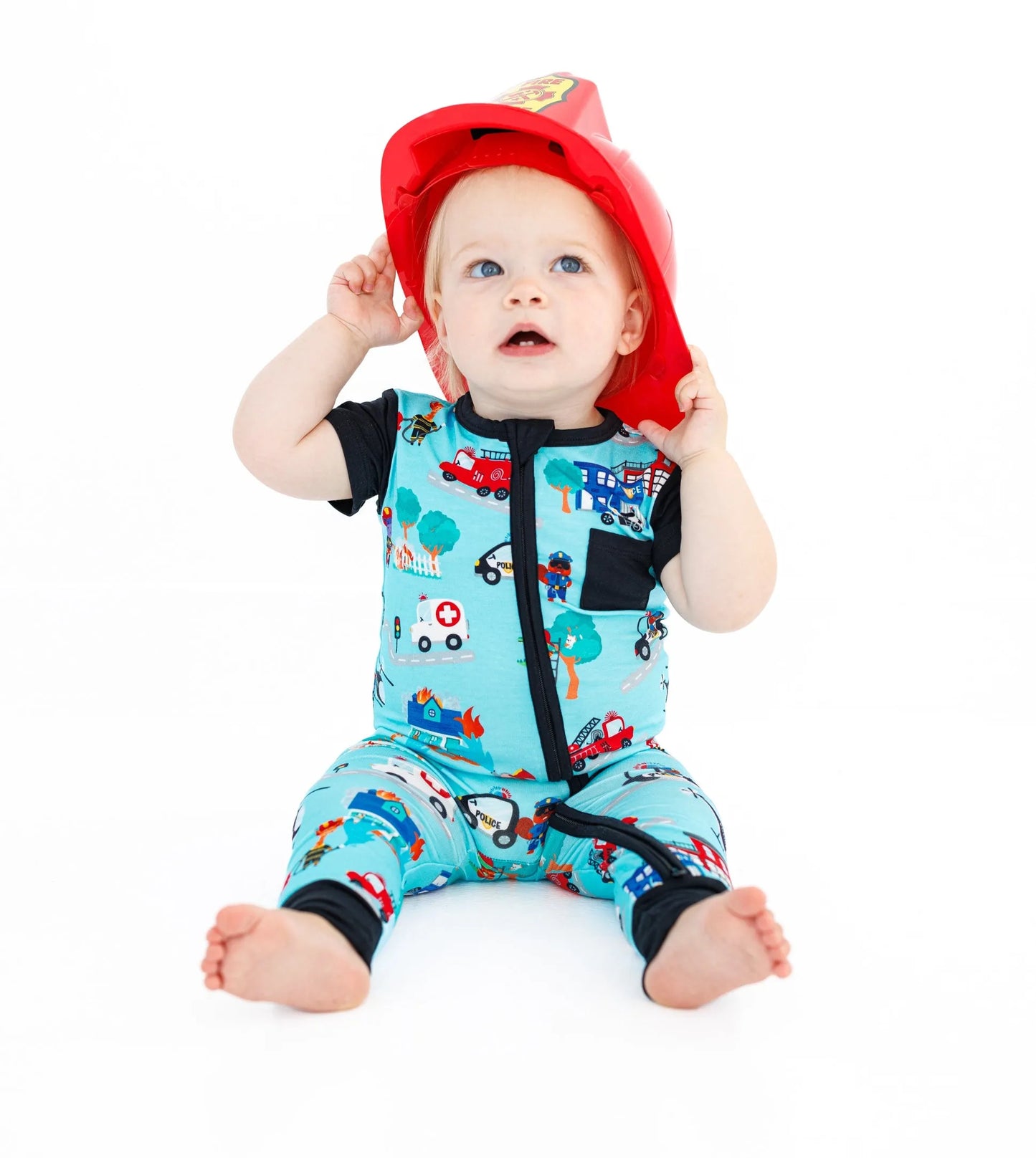 Roger Zip Romper - Birdie Bean