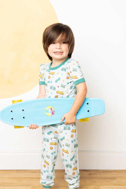 Roll With It Kids Bamboo Pajama Set - Emerson and Friends