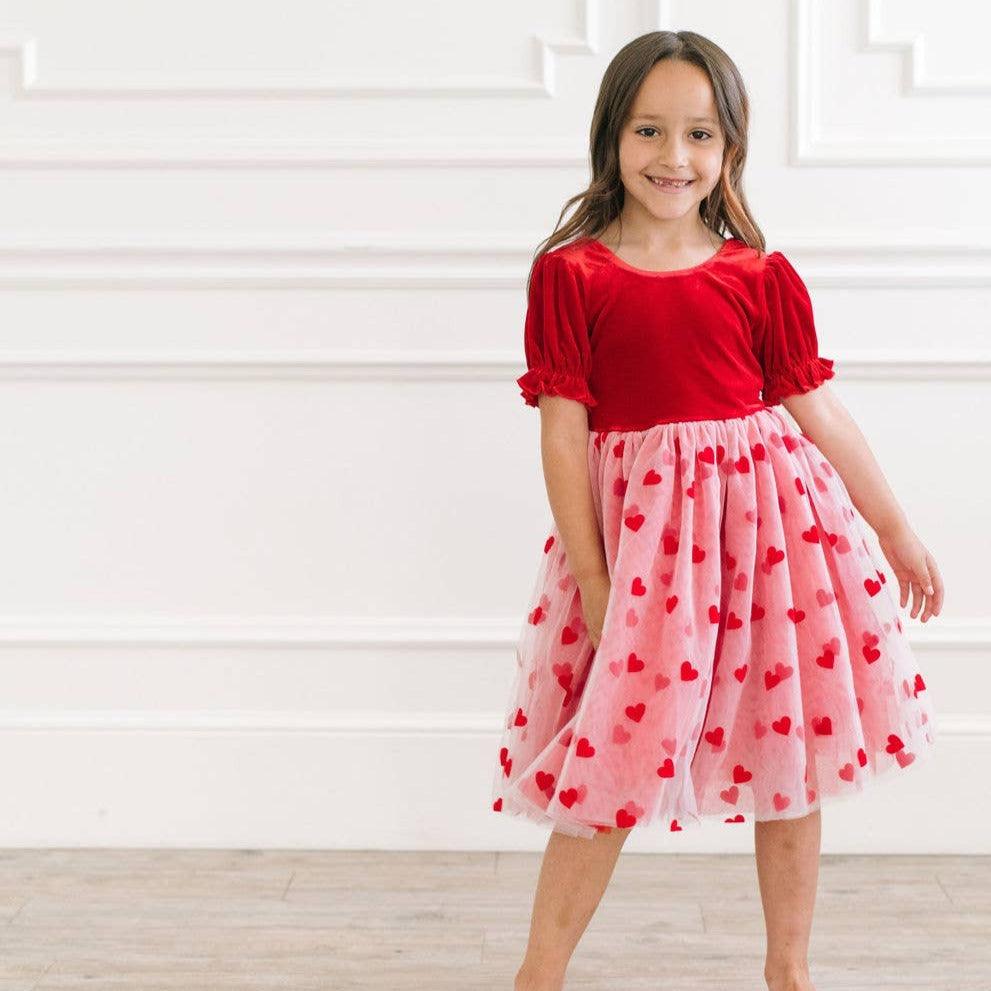 Rose Dress in Valentine - Ollie Jay