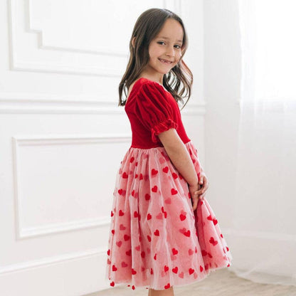 Rose Dress in Valentine - Ollie Jay