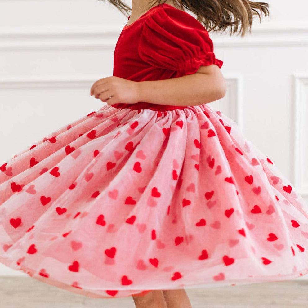 Rose Dress in Valentine - Ollie Jay