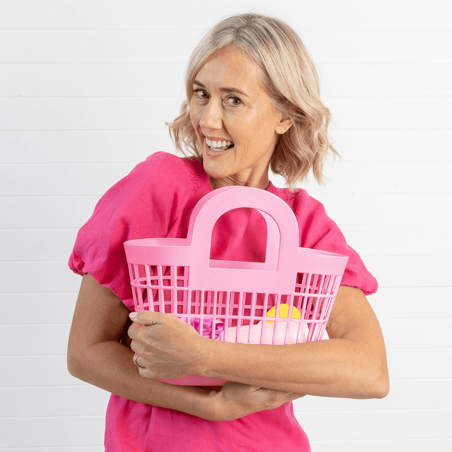 Rosie Basket: Berry Pink - Sun Jellies