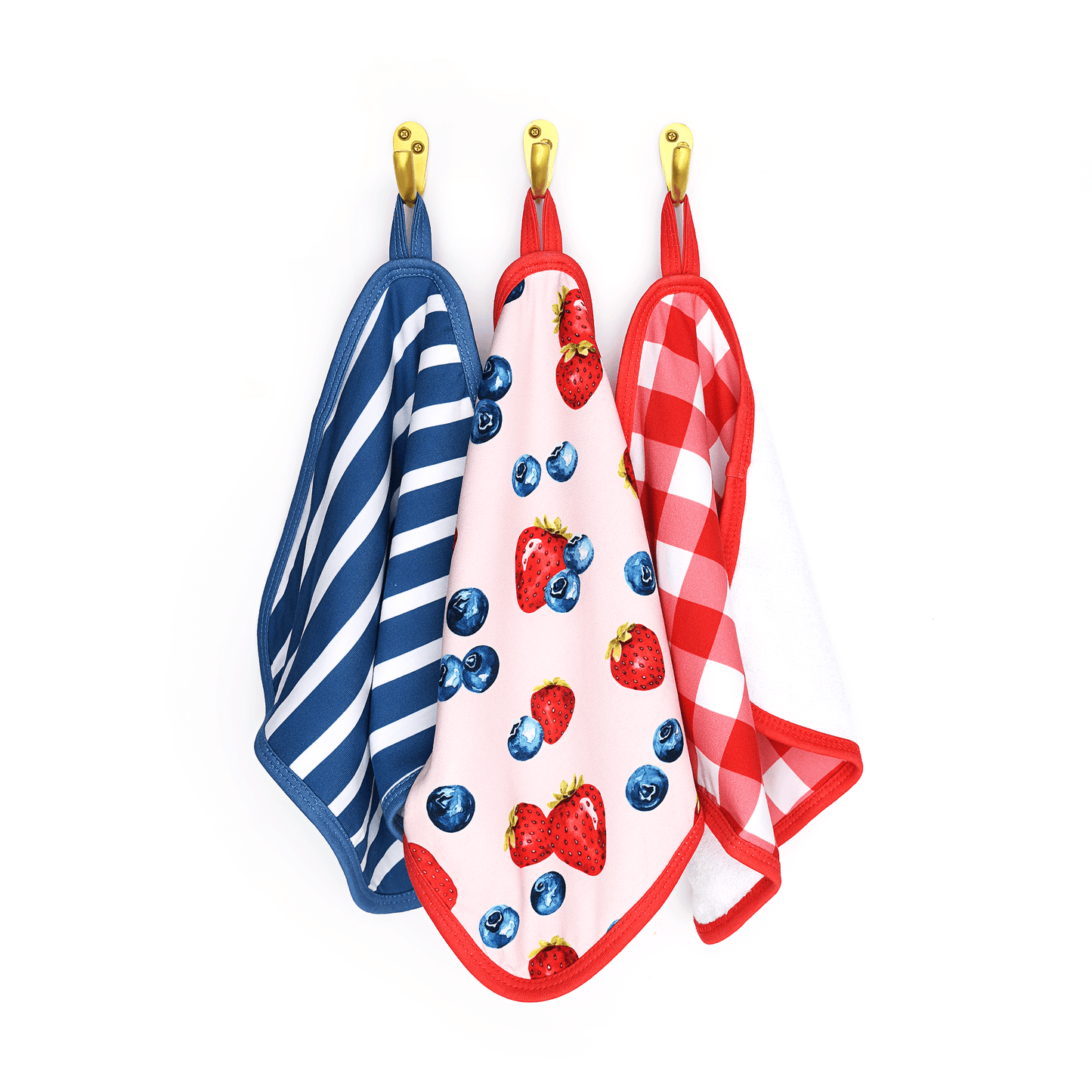 Rosie Berries Plush Wash Cloth Set - Gigi and Max