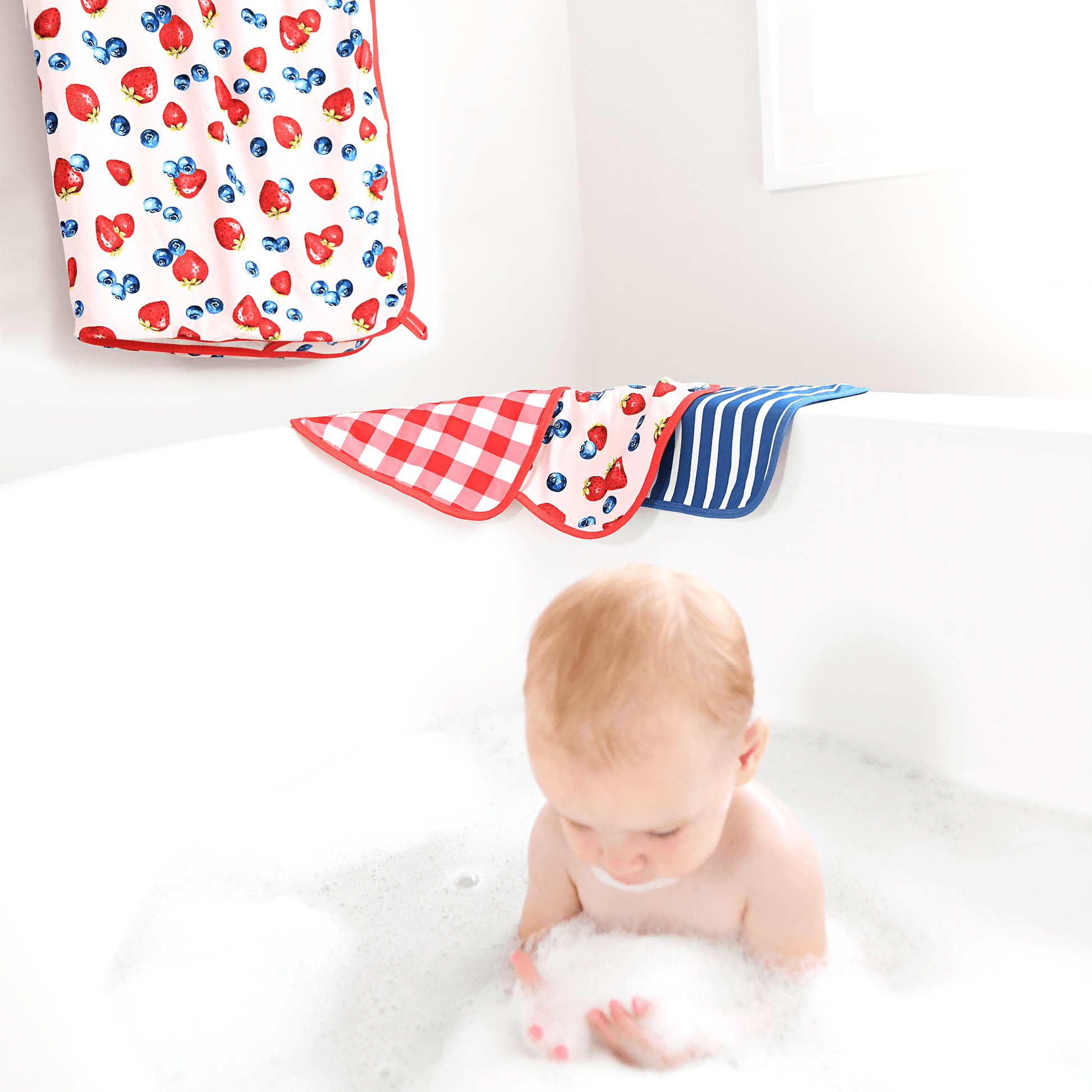 Rosie Berries Plush Wash Cloth Set - Gigi and Max