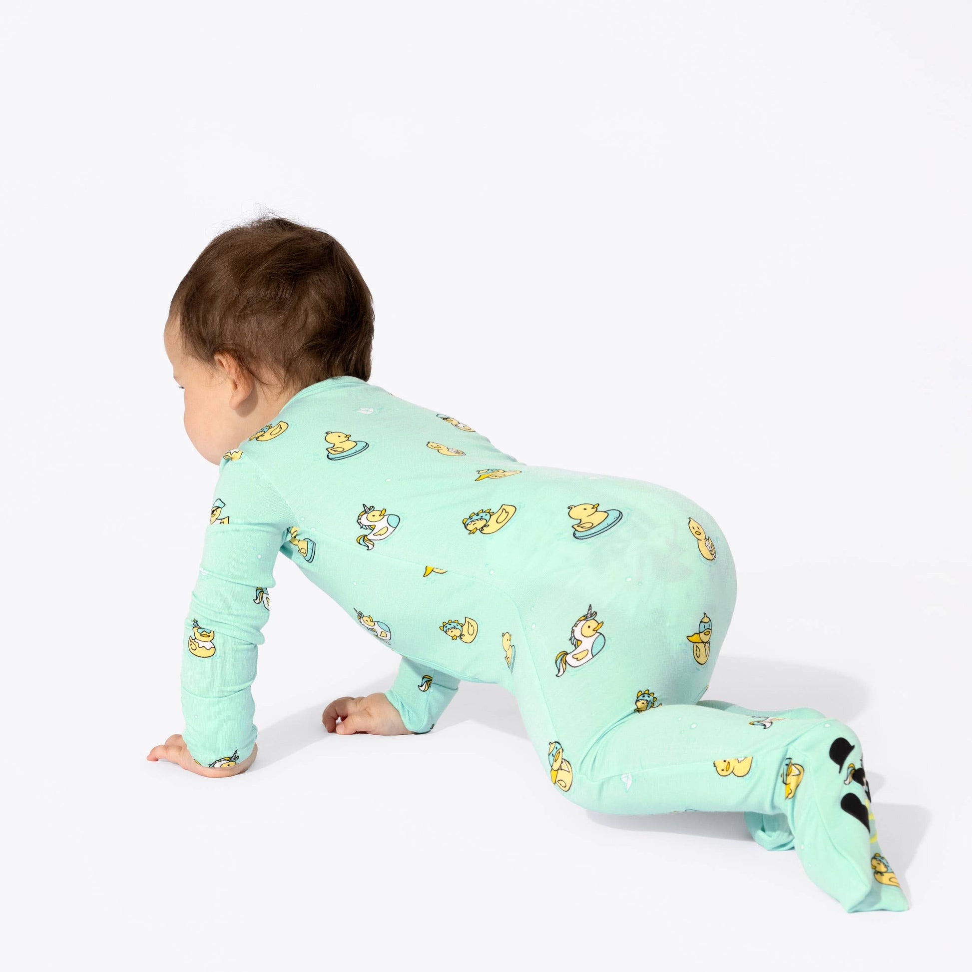 Rubber Ducky Bamboo Convertible Footie - Bellabu Bear