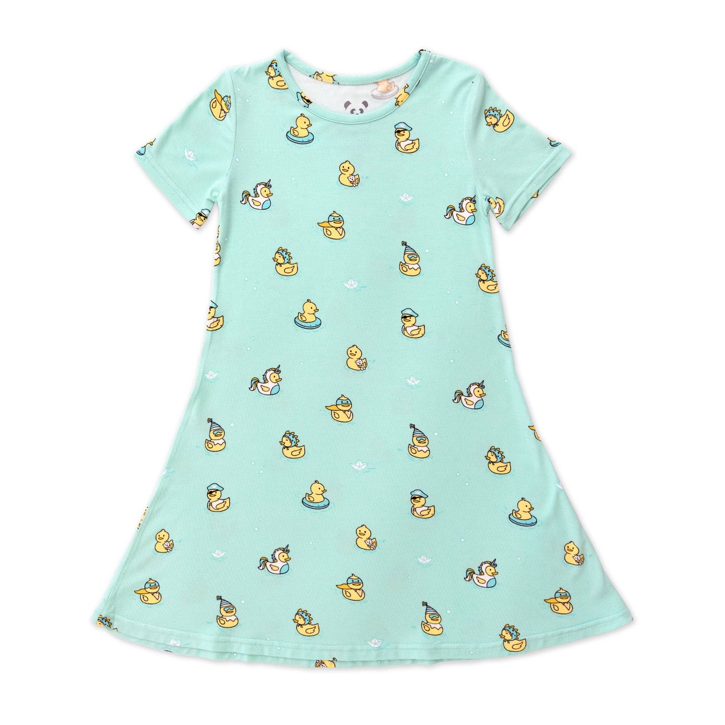 Rubber Ducky Girls Bamboo Dress - Bellabu Bear