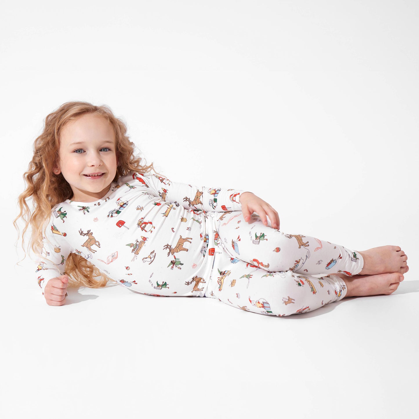 Santa's Workshop Kids Bamboo Pajamas - Bellabu Bear