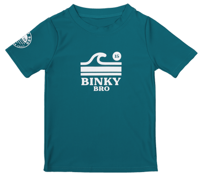 Santos Teal Rashguard - BinkyBro