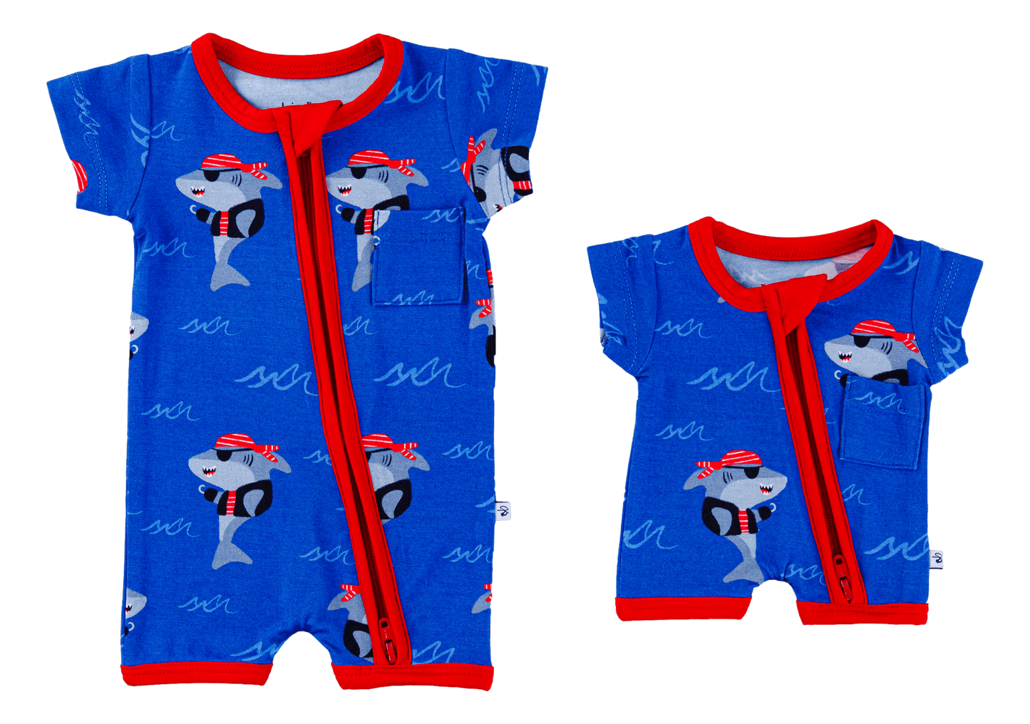 Sebastian Doll Romper - Birdie Bean