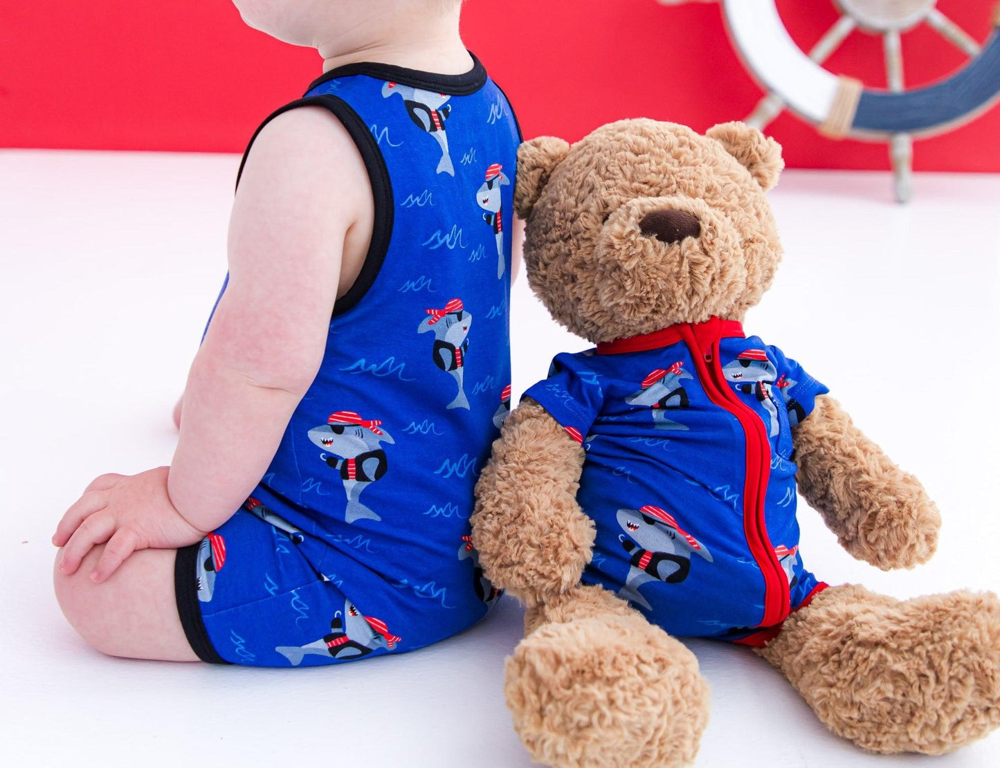 Sebastian Doll Romper - Birdie Bean