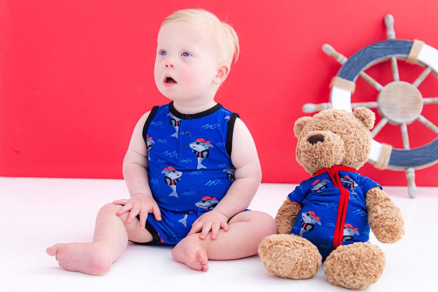 Sebastian Doll Romper - Birdie Bean