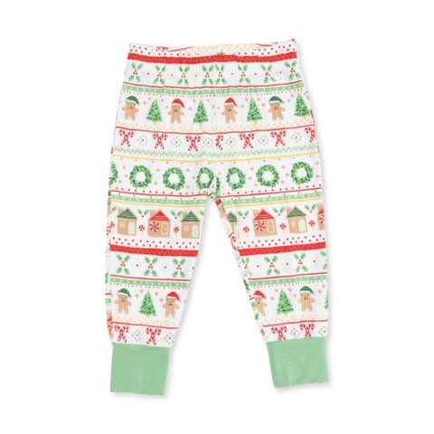 Long Sleeve Loungewear Set - Gingerbread Fair Isle Uni