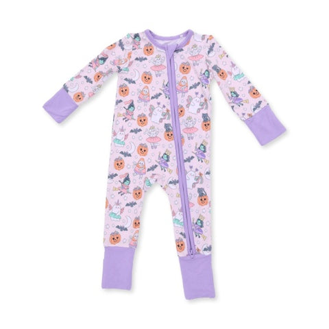 Convertible Romper - Halloween Monster Dress Up Pink