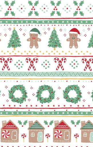 Convertible Romper - Gingerbread Fair Isle Uni