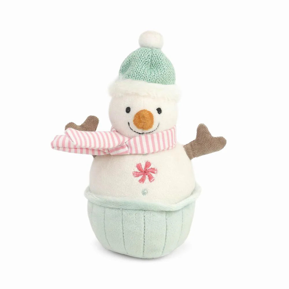 Snowman Cupcake Chime Toy - Mon Ami