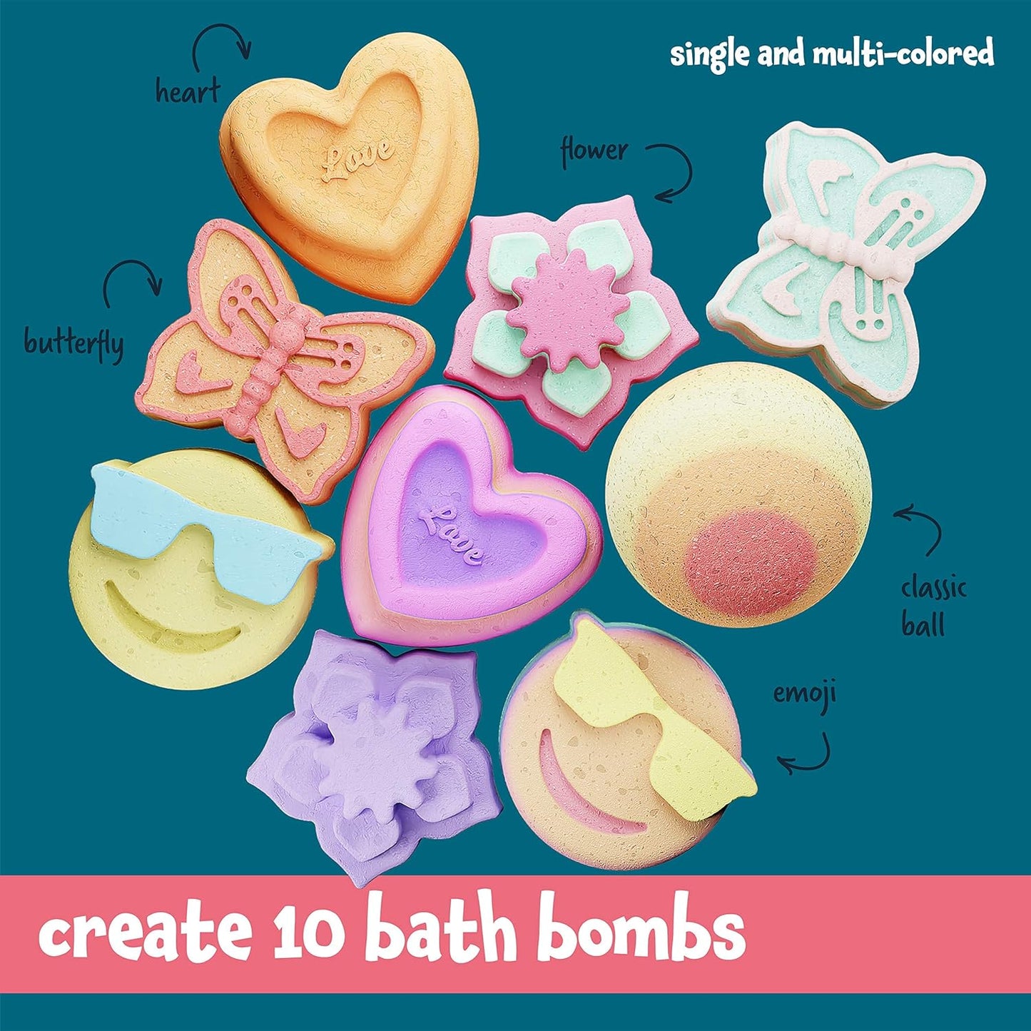 Soap & Bath Bomb Making Kit for Kids - Dan&Darci