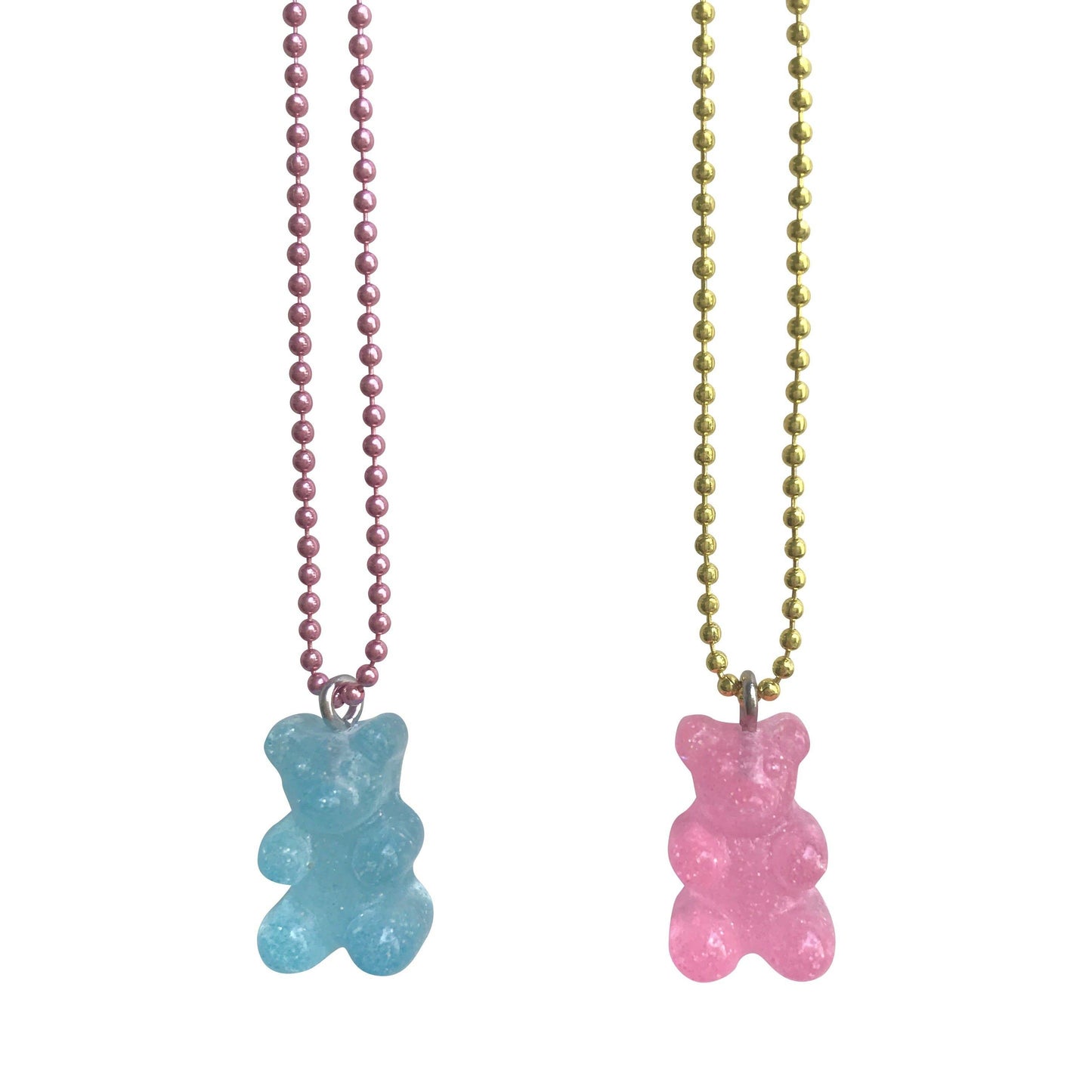 Sparkle Gummy Bear Kids Necklace - POP CUTIE INC