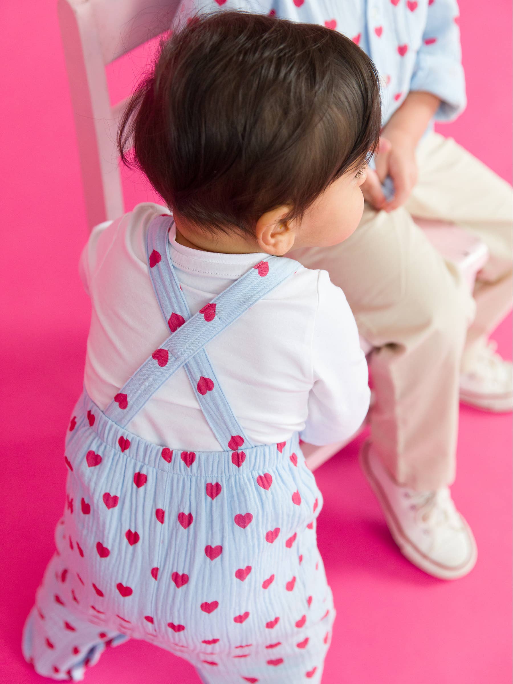 Steal Your Heart Overall Jumpsuit - RuffleButts + RuggedButts