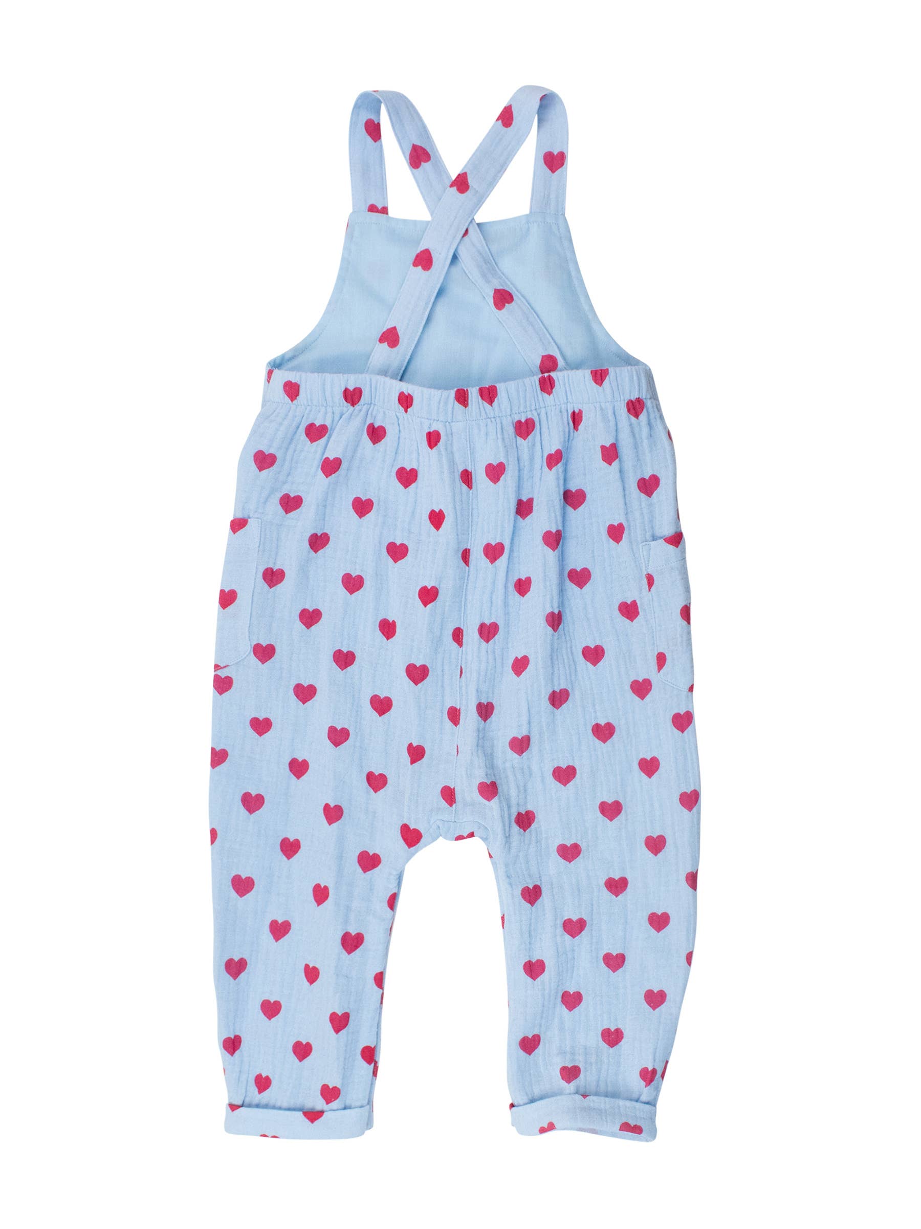 Steal Your Heart Overall Jumpsuit - RuffleButts + RuggedButts