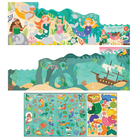 Petit Collage Sticker Activity Set Mermaid World at Butter Bug Boutique