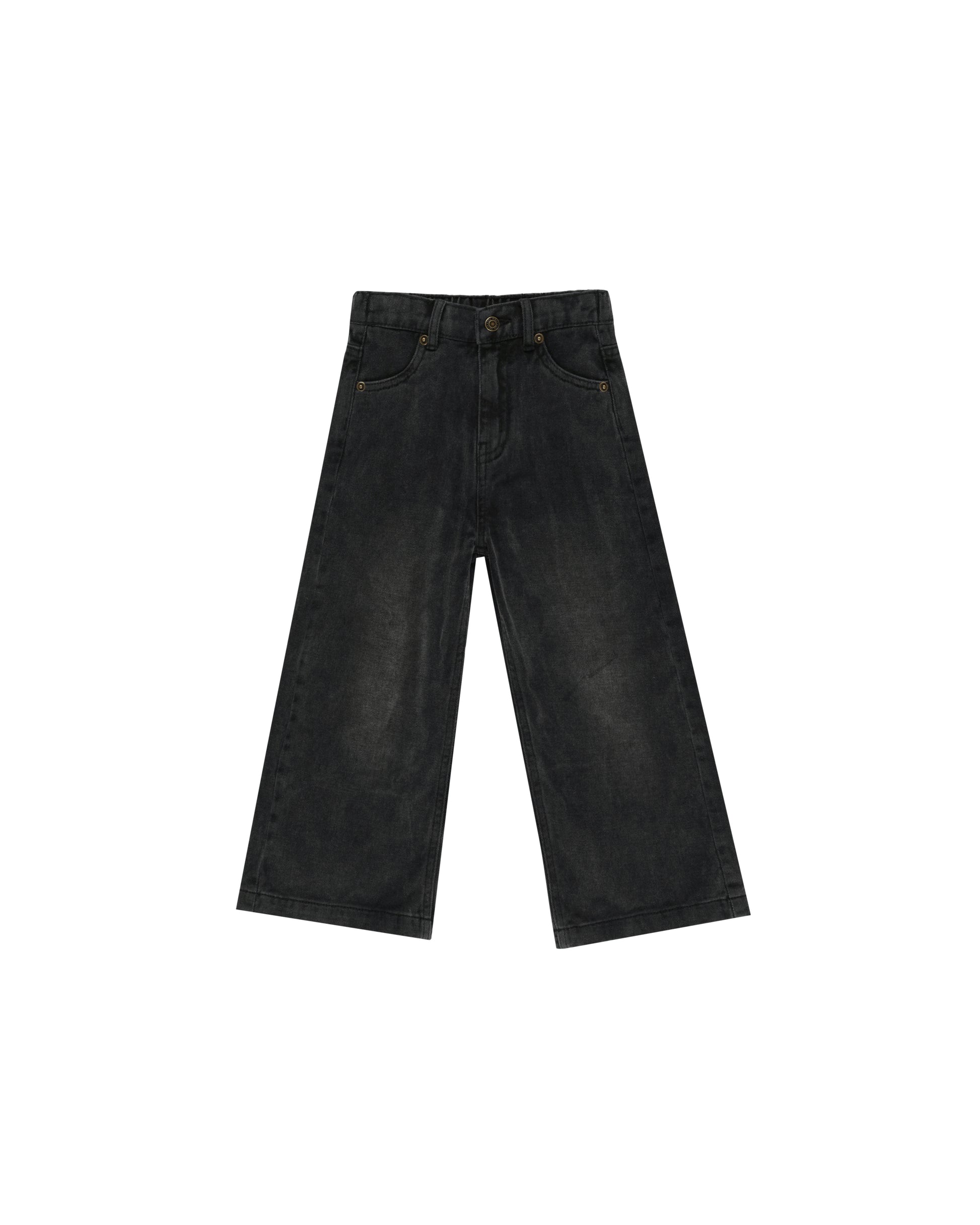 Straight Leg Pant | Washed Black - Rylee + Cru