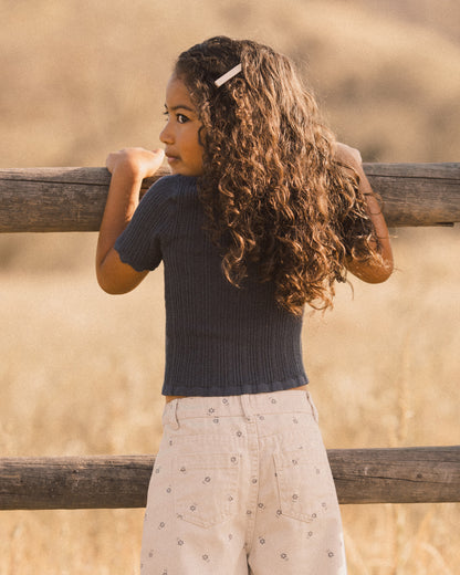 Straight Leg Pants | Blue Daisy - Rylee + Cru