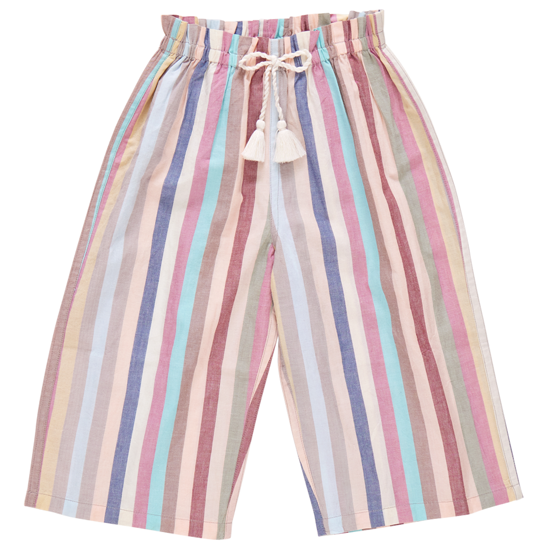 Girls Theodore Pants - Multi Vintage Stripe