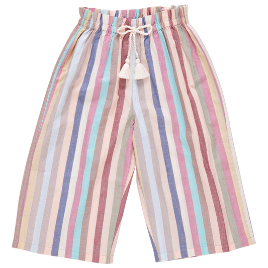 Girls Theodore Pants - Multi Vintage Stripe