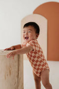 Sunset Checker Baby Bodysuit Onesie - Babysprouts