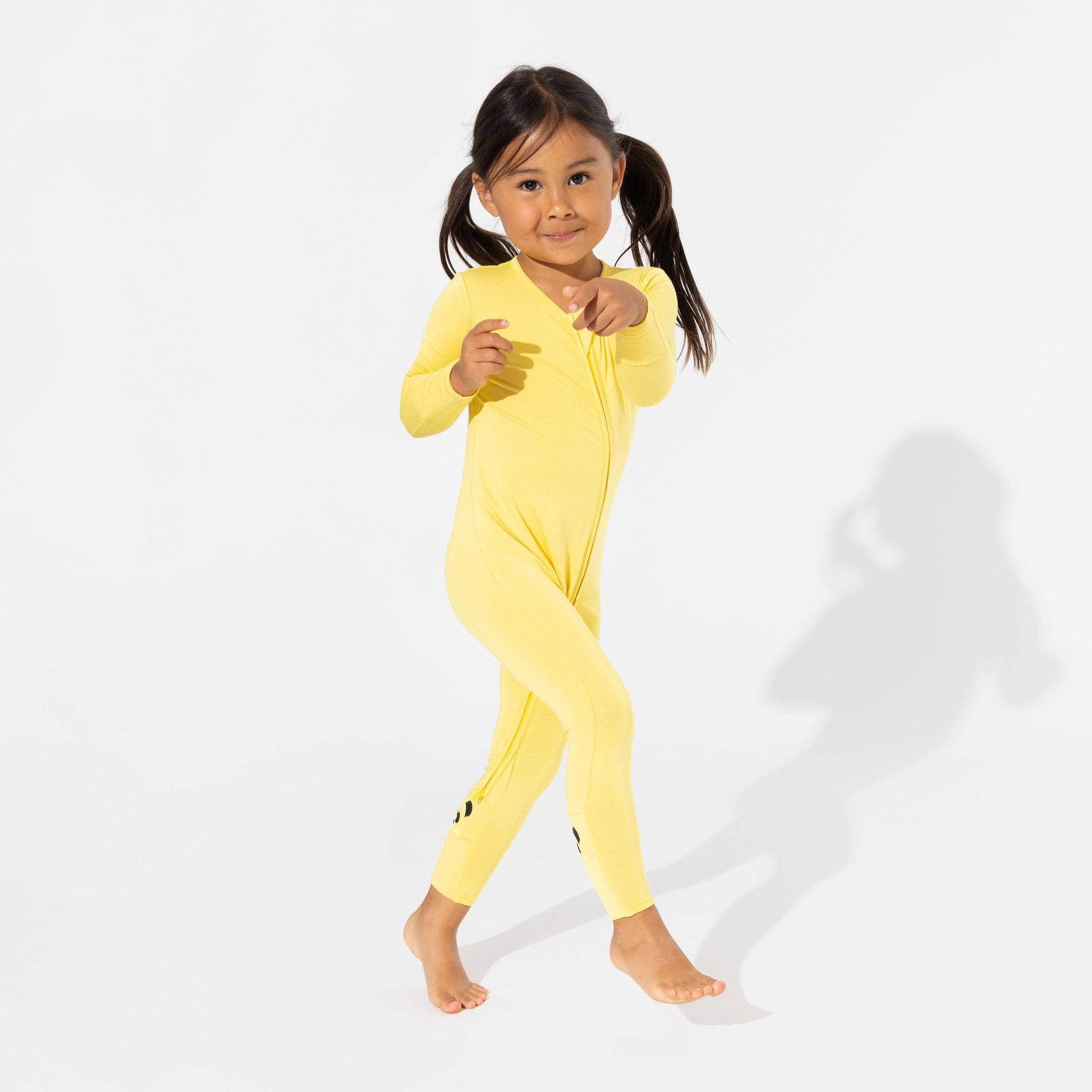 Sunshine Yellow Bamboo Convertible Footie - Bellabu Bear