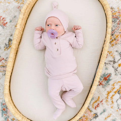 Newborn Take Me Home Set in Dusty Rose - Stroller Society