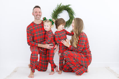 Tartan Plaid 2 Piece Bamboo Pajamas - Birdie Bean