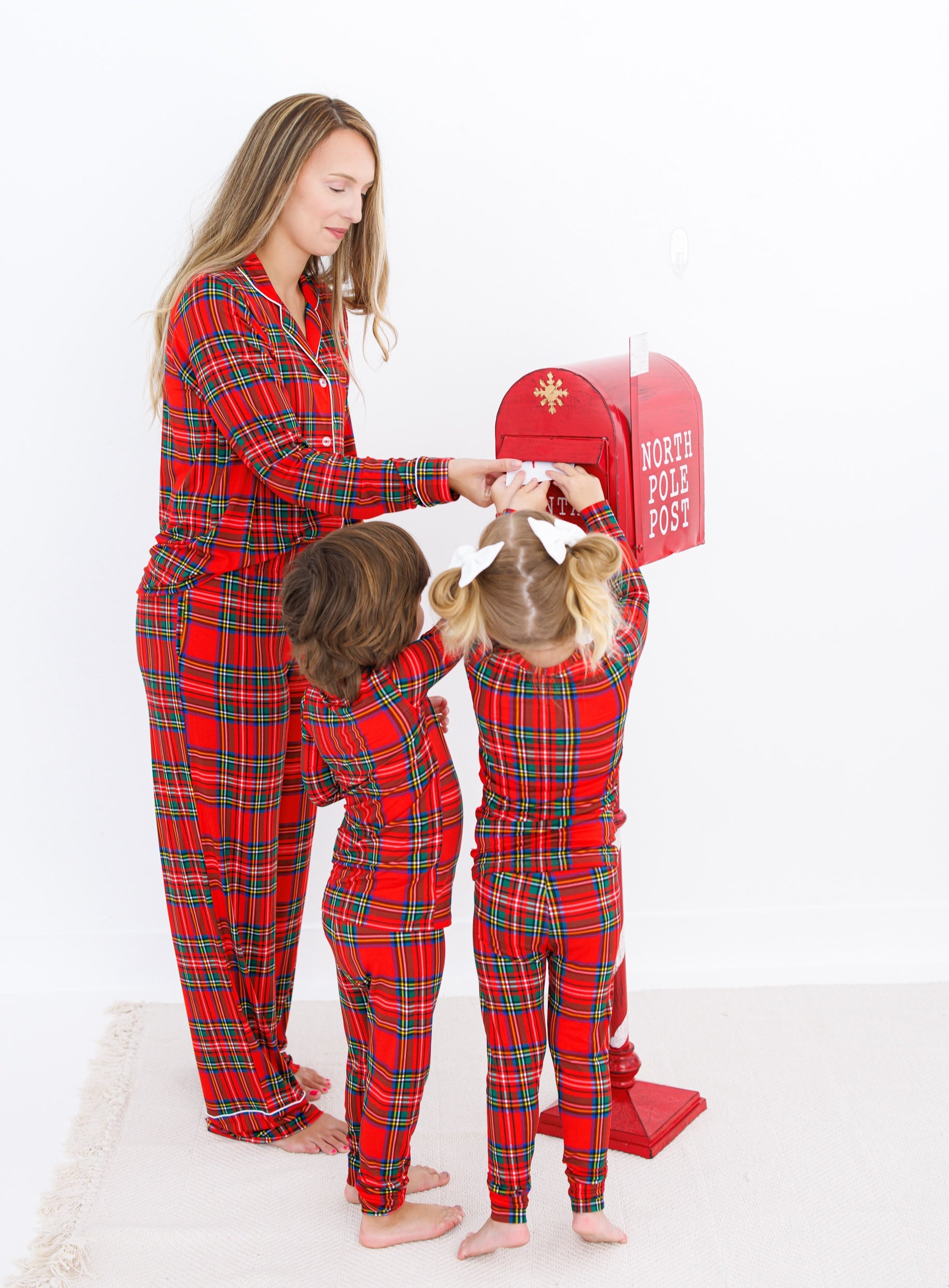 Tartan Plaid 2 Piece Bamboo Pajamas - Birdie Bean