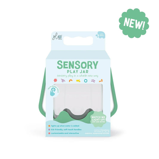 Teal Sensory Jar - Glo Pals