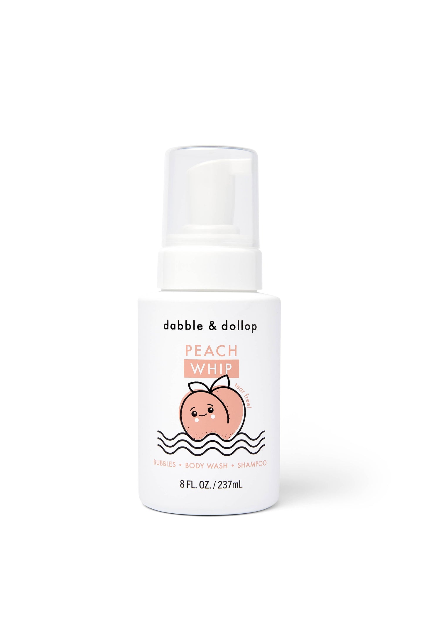 Tear-Free Whip Shampoo & Body Wash (Peach) - Dabble & Dollop